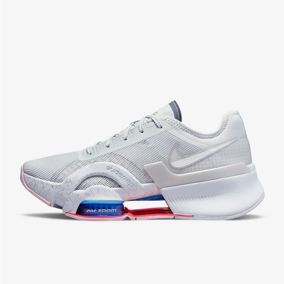 Nike Air Zoom SuperRep 3 Sneakers {Platinum/Grey/Silver} 9 - Picture 2 of 13